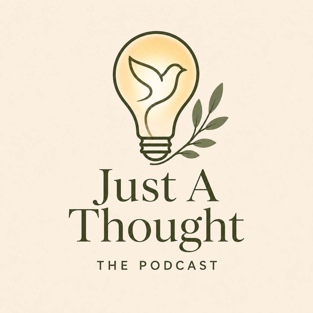 Just A Thought podcast logo